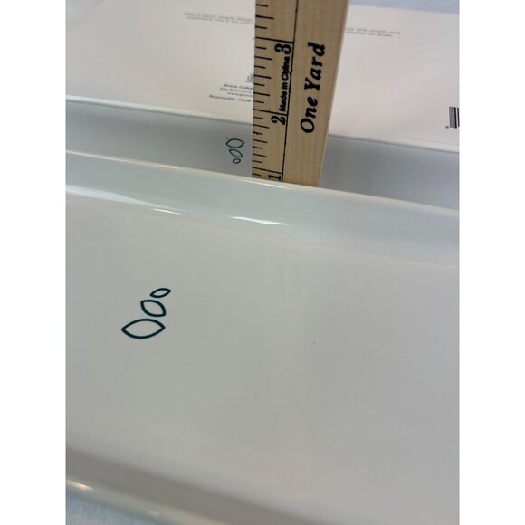 Grove Stoneware Tray 10" X 5.5" Dishwasher Safe Sink-Side Style For Soaps & Loti - Picture 7 of 7